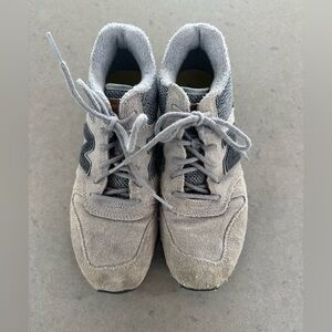 New Balance Womans Gray Blue Sneaker Tennis Shoe